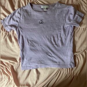 Top shop Lilac Baby tee